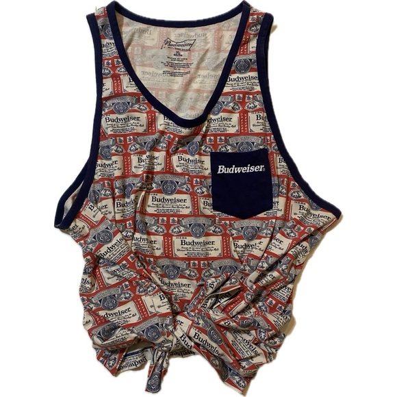 Budweiser Tops - Officially licensed Budweiser Tank Ringer Shirt Size XL